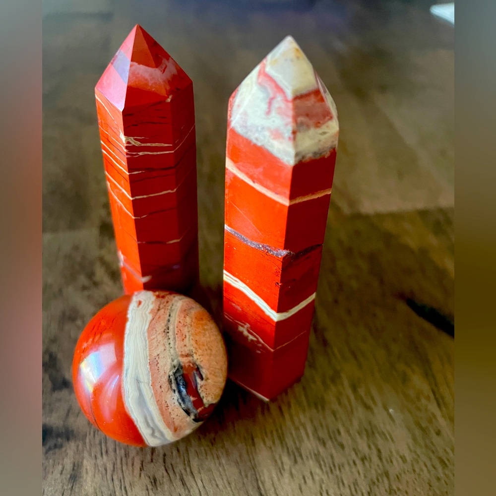Bundle of Red Banded Jasper
